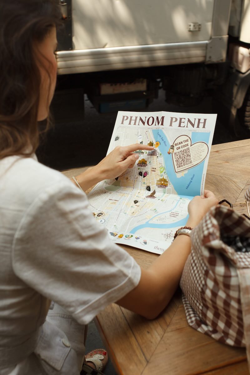 The Map Cambodia printed guide, Phnom Penh edition